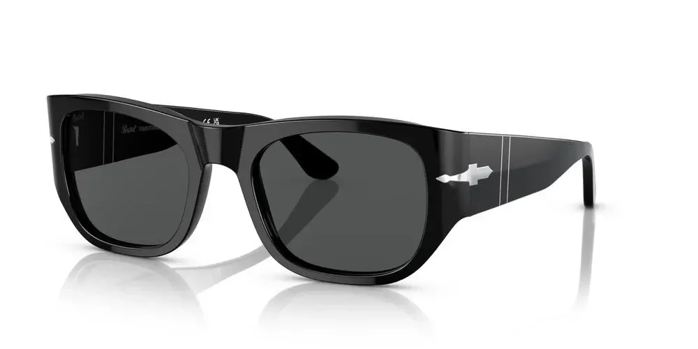 NEW PERSOL P 3308-S 95/GH BLACK TRANSITIONS 3F-0F AUTHENTIC EYEGLASSES 54-21